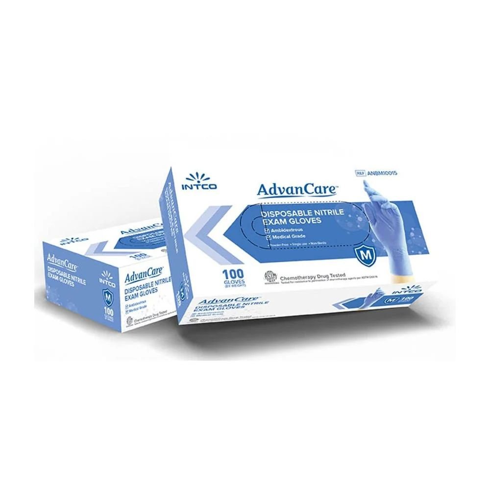 AdvanCare Disposable Nitrile Exam Gloves